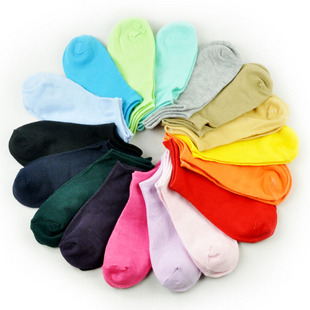 wholesale Women's Socks lady female slippers socks candy socks solid color Ankle socks ,Free shipping