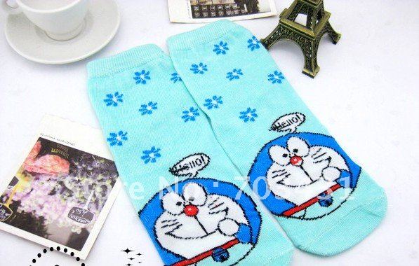Wholesale women's socks,Sock Slippers fashion cartoon socks cotton,Lovely long female cartoon sox/stocking,free shipping,ID:A002
