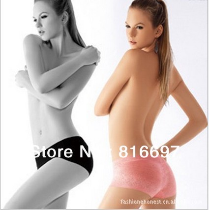 Wholesale-Women's Underclothes Bamboo The waist pants Lace Underwear 9 Colors Mixed Packing