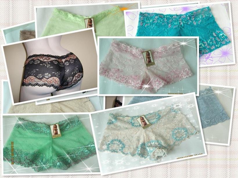Wholesale - Women's Underwear 500pcs/lot Sexy Lace Panties Boxers Mixed order Lowest Price.