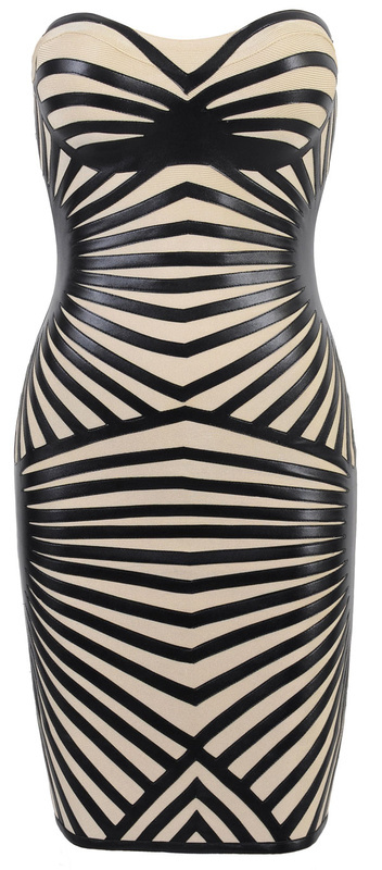 wholesale2013 hottest fashion  leather bandage dress