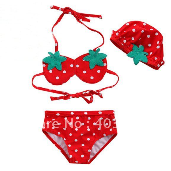 wholesales 2011 newest 3 suit girl's swimsuit Children's bikini/baby swimsuit&Free shipping