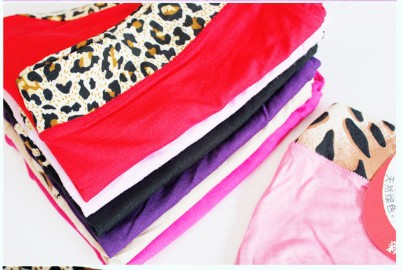 Wholesales 20pcs bamboo fiber up ass soft cotton Ladies women sexy Leopard side mid waist  fashihon underware briefs pants