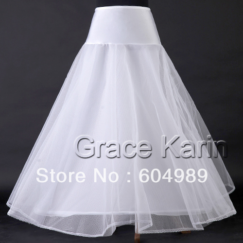 Wholesales! Free Shipping 3pc/lot wedding accessories crinoline underskirt, free size CL2708