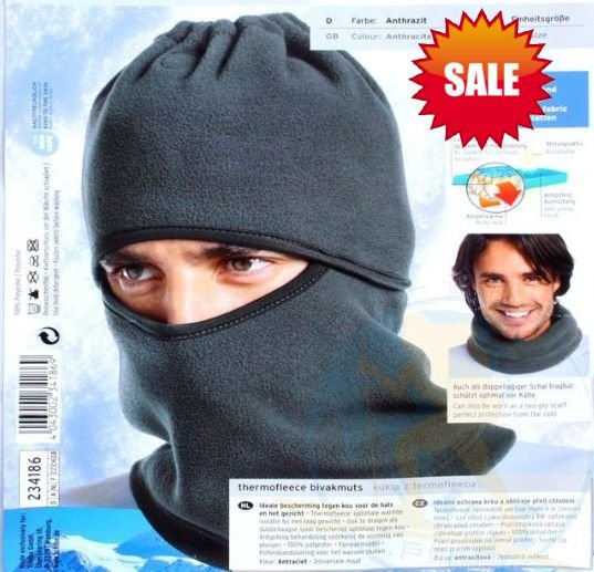 wholesell mens Warm beanie Hats women Full Face Cover Winter Ski Mask Beanie Hat Scarf Hood CS Hiking NWT Black 12pcs/lot