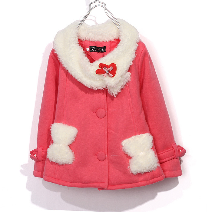 wholeslae 4pcs! children warm  rabbit wadded jacket winter  coat clothing free shipping