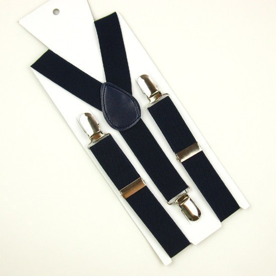 Wide clip elastic shoulder strap child suspenders gift box set sus014 chromophous