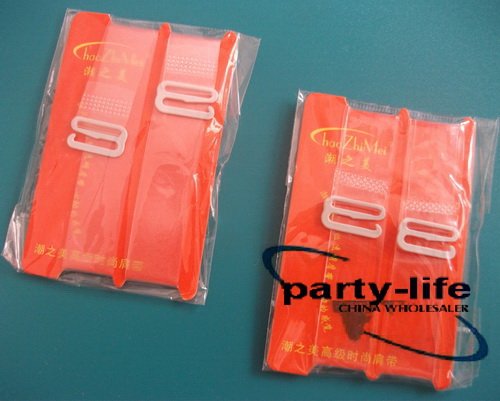 wideth 1cm Adjustable Clear Invisible Transparent Bra Straps ,100paris/lot, free shipping