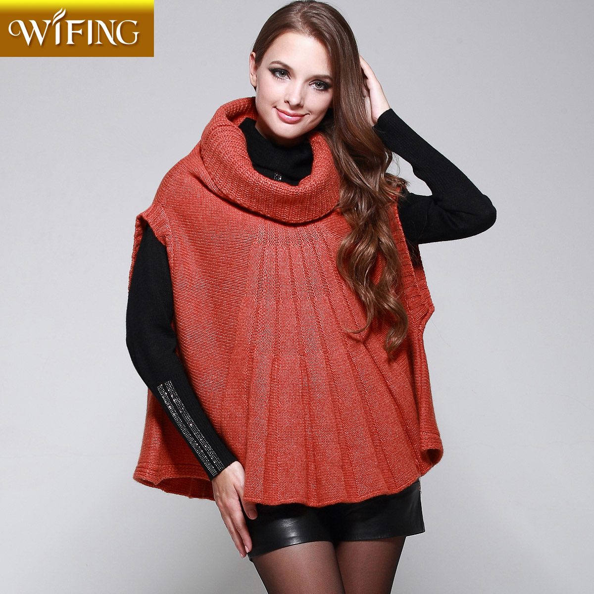 Wifing women's 2012 type batwing pullover sweater outerwear f3078