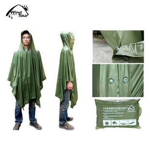 Wind tour outdoor multifunctional waterproof raincoat male Women light