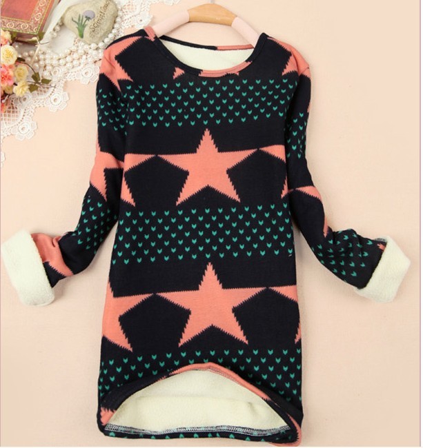 Winter 2013 new fashion quality trend dress sleeve head upset lady sweater coat Free shipping