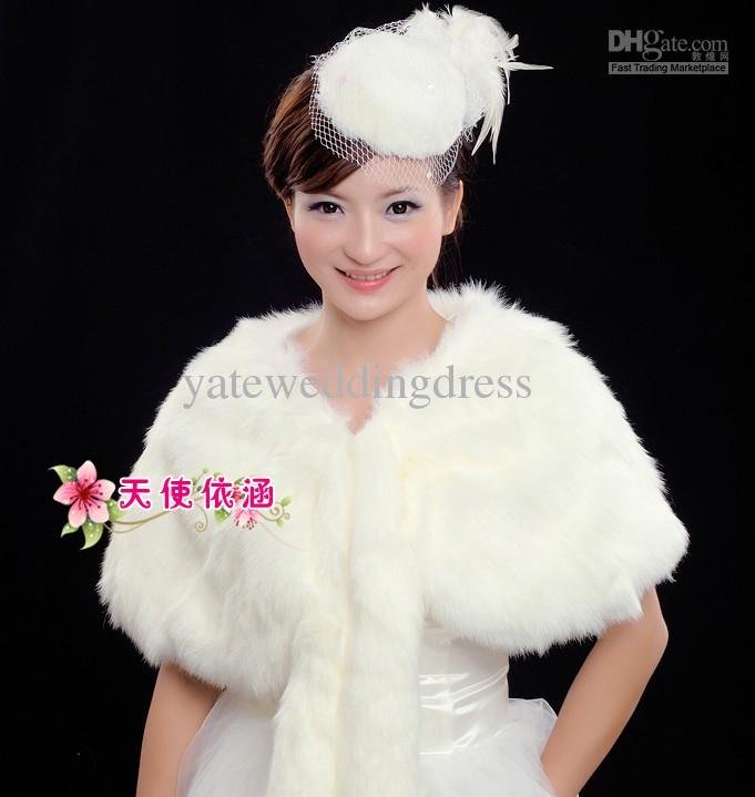 Winter/Autumn Fashion Bridal Stole/Fur Stole Wrap Wedding wedding dress