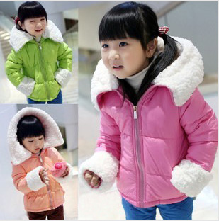 Winter children's clothing cotton-padded jacket autumn and winter child clothes female child wadded jacket outerwear 3 baby