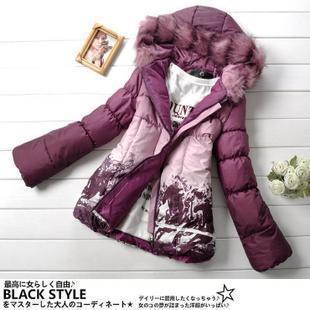 Winter down coat female short down coat design female slim thick