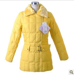 Winter down coat women short design chromophous r-527