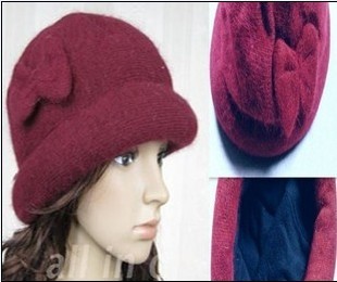 Winter hat cap rabbit wool hat cap warm hat