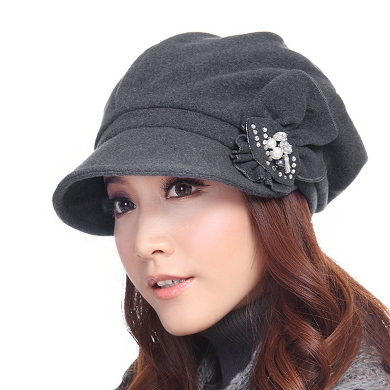 Winter hat women's hat millinery fashion autumn and winter painter cap new arrival 190