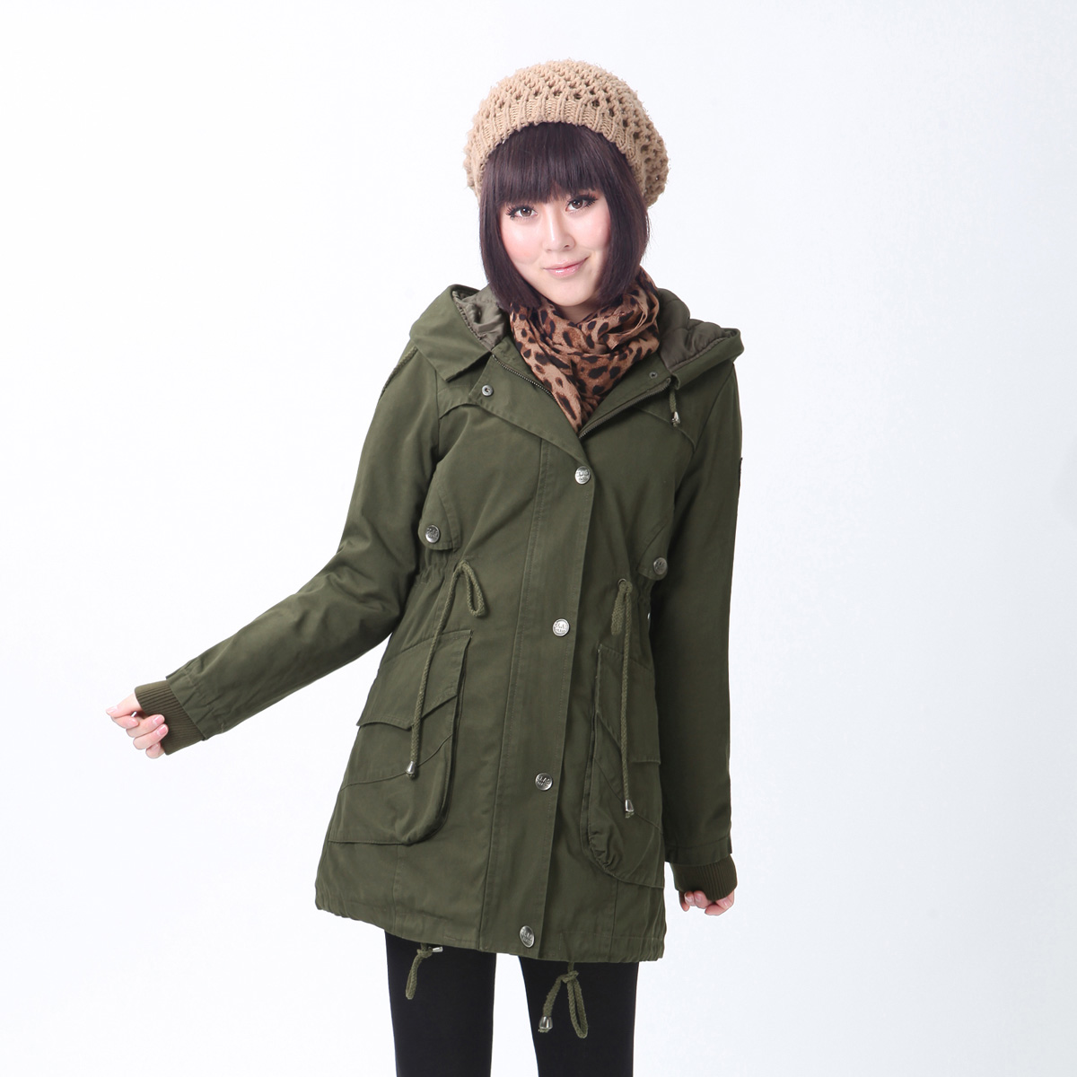 Winter hot-selling slim warm outdoor military lovers cotton overcoat new arrival-535
