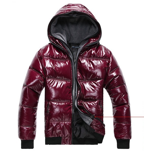 Winter lovers thickening bright face down cotton-padded jacket fake second pieces wadded jacket waterproof men and women