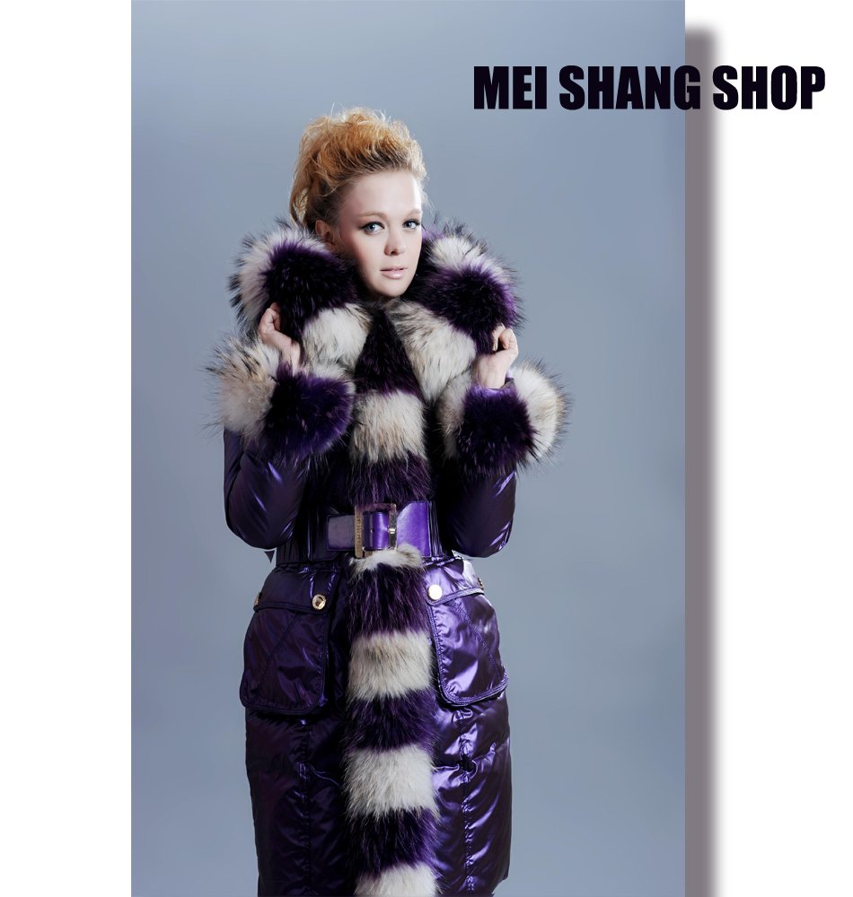winter Luxury Large Real Fur Collar Women Long Down Jacket Outware Warm Winter Coat Clothes down jacket
