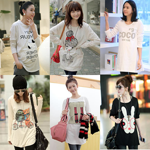 winter Maternity 2013 spring top fashion maternity clothing spring top maternity top long-sleeve maternity t-shirt