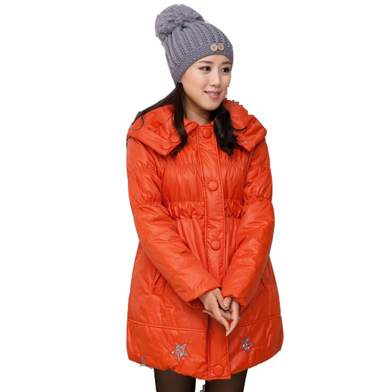 Winter maternity clothing fashion plus size thickening maternity winter thermal wadded jacket cotton-padded jacket winter