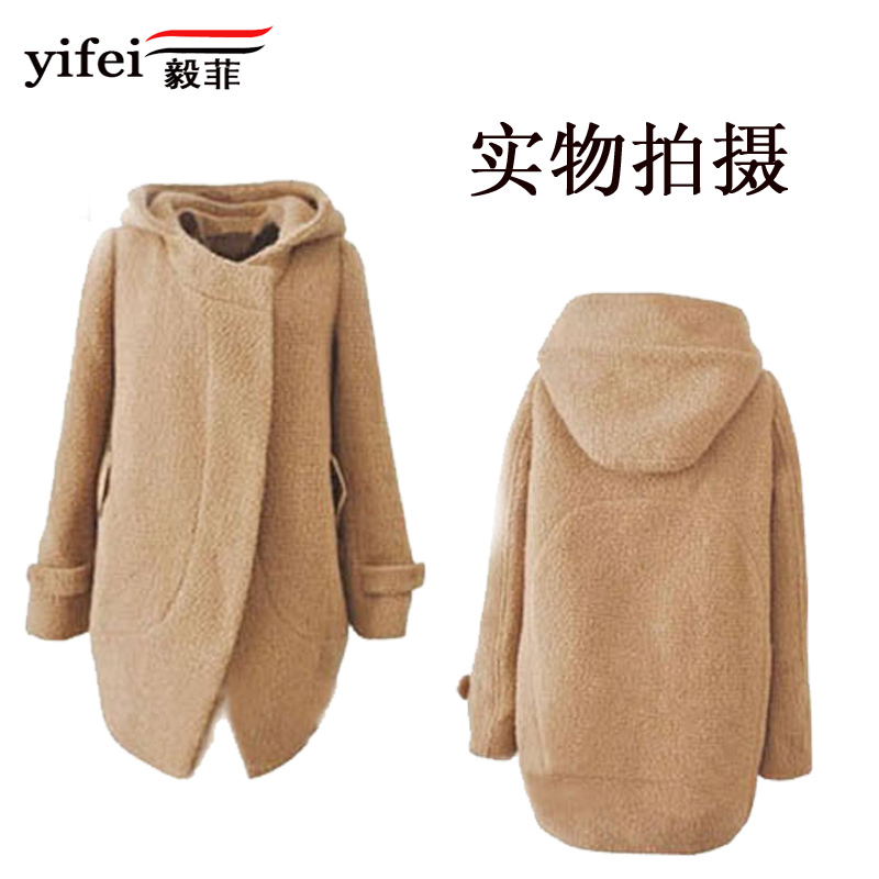 Winter maternity clothing maternity overcoat thickening circle wool winter woolen outerwear