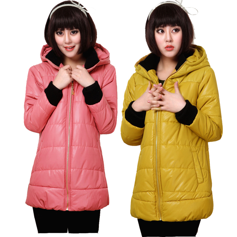 Winter maternity clothing plus size thickening plus size maternity wadded jacket fashion maternity cotton-padded jacket