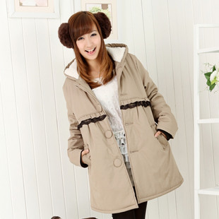 Winter maternity clothing winter outerwear maternity cotton-padded jacket thickening thermal wadded jacket maternity