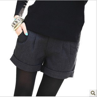 Winter maternity clothing woolen shorts maternity pants maternity woolen shorts boot cut jeans