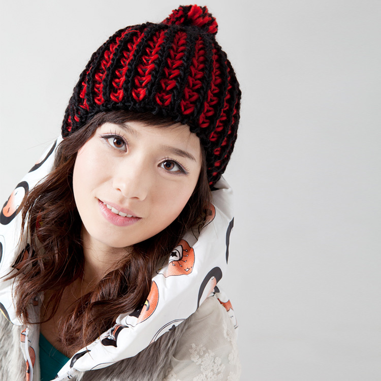 Winter new arrival thermal knitted hat ball w1007