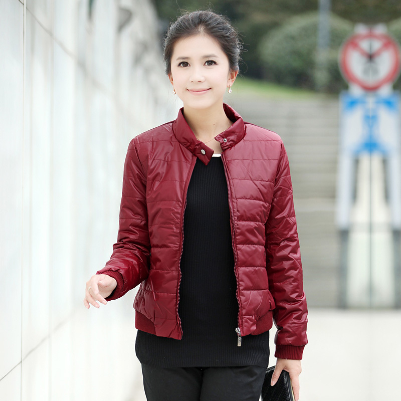 Winter outerwear 2012 women's wadded jacket short design plus size wadded jacket