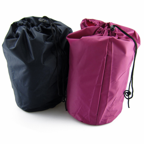 Winter rainproof raincoat storage bag rose navy blue