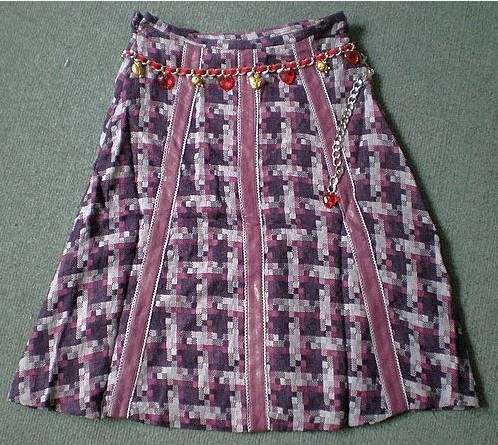 Winter thick leather bordered gentlewomen plaid medium skirt bust skirt high waist skirt