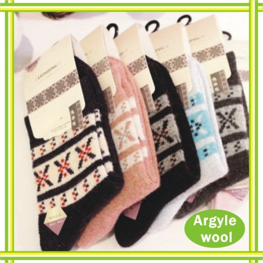 Winter thicken bedsock Female lady Angora/Wool terry sock 5colors 45g soft moisture pick-uip Comfortable