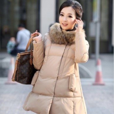Winter thickening down coat,maternity clothing,cute and fashion,100% white duck down,very warm