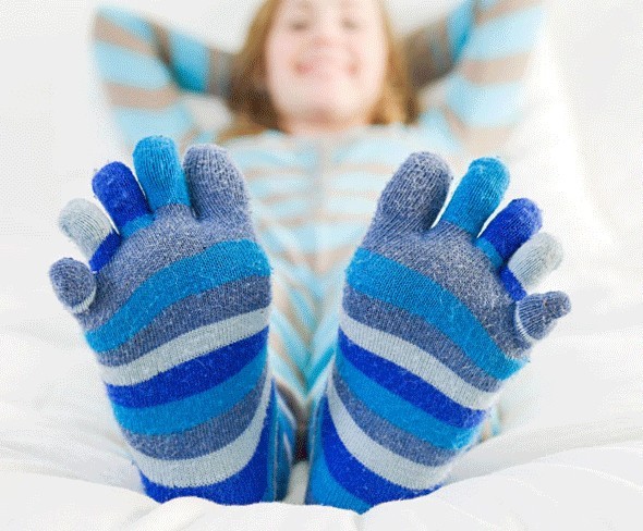 Winter Warm Thick Socks/Plush Finger Socks Five Toe Socks For Men And Women