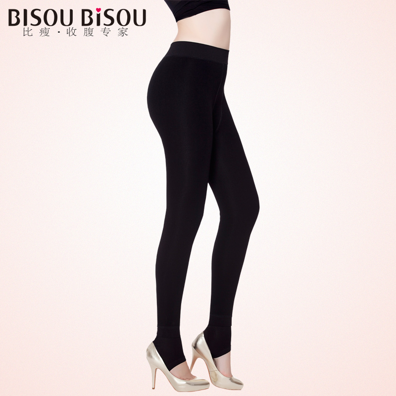 Winter windproof thickening plus velvet step legging thermal female tight beauty care pants trousers