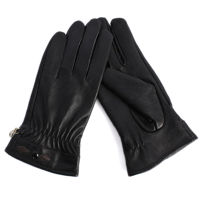 Winter women's genuine leather gloves super soft lining winter 1 women's
