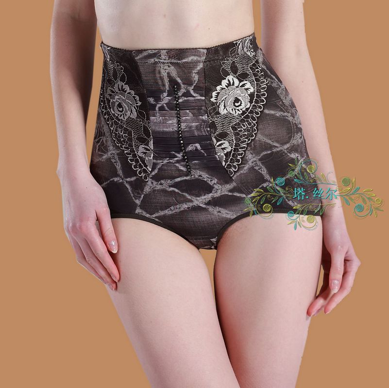 Wire body shaping pants high waist abdomen pants drawing abdomen panties abdomen puerperal drawing butt-lifting female bottom