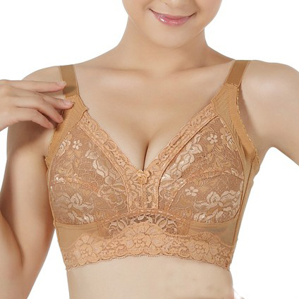 Wireless full cup plus size bra thin adjustable underwear accept supernumerary breast bra big small breast reduction