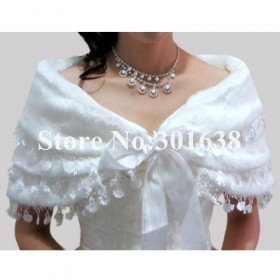 wj010 Free shipping unique wedding bolero bridal shawl wedding jacket