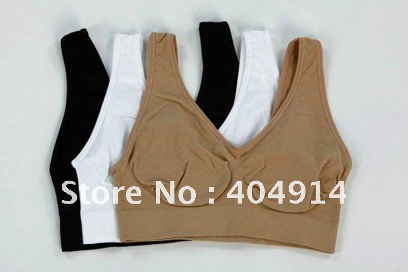 Wloesale AHH bra Leisure Sports Yoga Bras Breast Shaper Sexy Seamless Microfiber Pullover