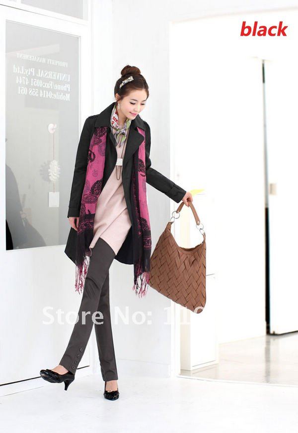 Wolesale / Retail 2012 new brand ladies coat , fashion Trench for women , Autumn and winter woman clothing Free Shipping C-702