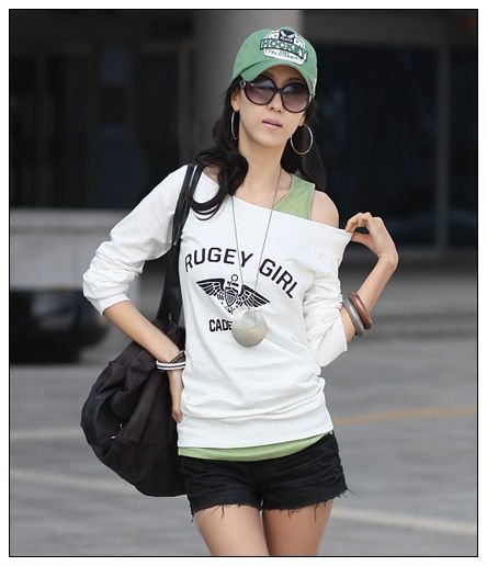 Woman Cheap Shirt,Lady A-line Shirt, Drop Shipping,New&Cheap Fashion T-Shirt,3 Days Leading,Wholesale/1 Pcs/Lot-LY9229#