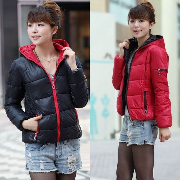 woman coat slim cotton-padded clothes big size woman winter overcoat free shipping