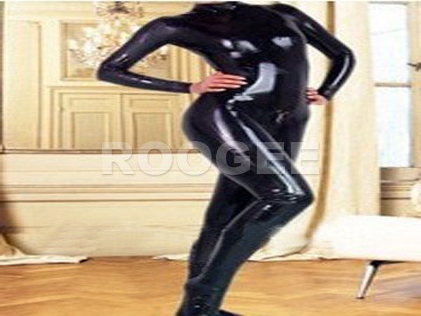 Woman sexy FETISH latex tight latex clothing latex catsuit