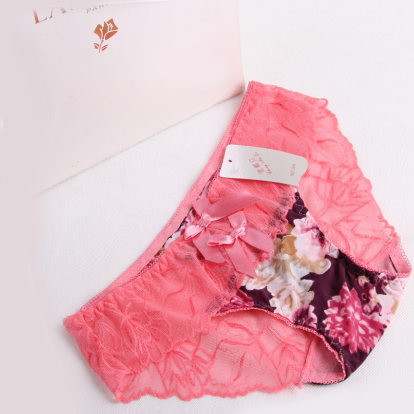 Woman underwear lace panties female sexy temptation seamless women's elastic panties