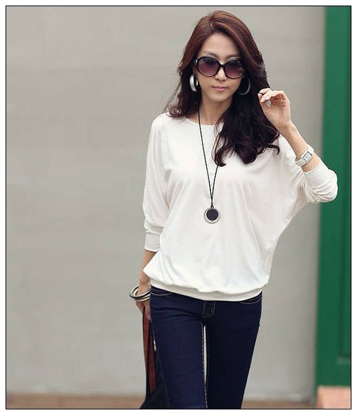 Woman White Shirt, Lady Shirt,Stripe Pullover Drop Shipping,New&Cheap Fashion T-Shirt,3 Days Leading,Wholesale/1 Pcs/Lot-KL580#