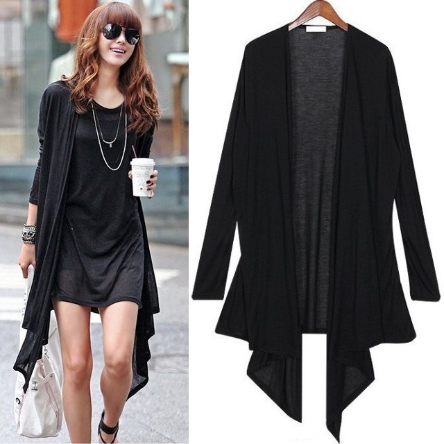 women Autumn redopin ultra long irregular women's cape trench outerwear free shipping